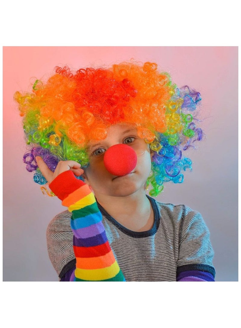 Toy Box Funny Clown Curly Afro Wigs For Kids Adult Women Men's Childrens Boys Girl Party  Costume Prank - Image 2