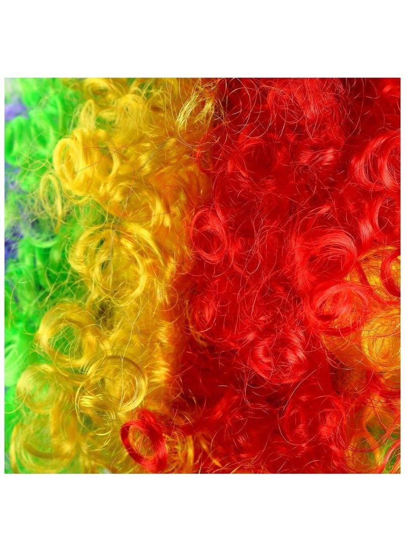 Toy Box Funny Clown Curly Afro Wigs For Kids Adult Women Men's Childrens Boys Girl Party  Costume Prank - Image 3
