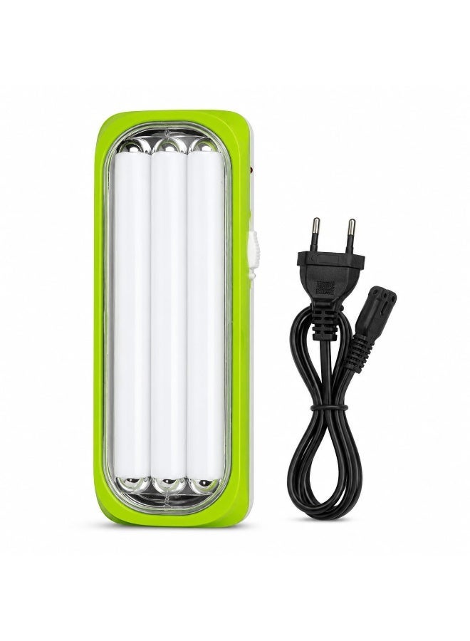 مصباح يدوي LED قابل لإعادة الشحن، يتميز بسطوع عالٍ وثلاث لمبات داخلية. - Image 2