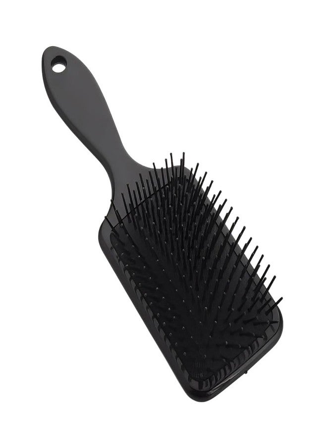 VIVIAN Paddle Brush and Cushion Hair Brush - Large Square Air Cushion Paddle Brush with Ball Tip Bristles - Black Paddle Brush, Wet or Dry, Long, Thick, or Curly Hair - Image 2