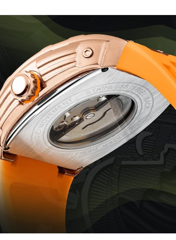 Men's Silicone Tape Sports Machinery Watch  - Image 4
