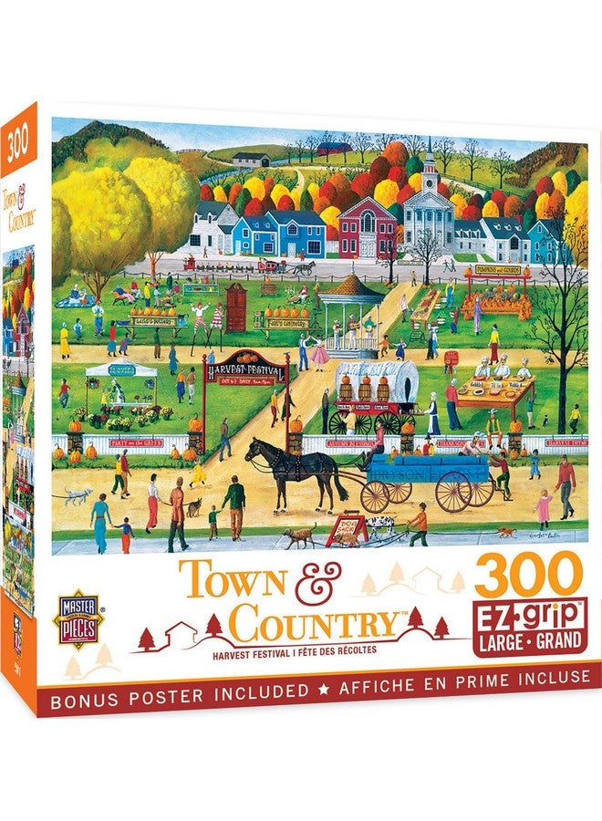 MasterPieces 300 Piece Ez Grip Jigsaw Puzzle - Havest Festival - 18"X24" - Image 1