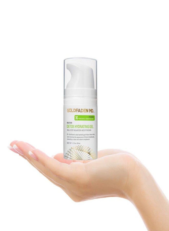 GOLDFADEN MD Detox Hydrating Gel for Face | BHA Skin Balancing Treatment Moisturizer w/Salicylic Acid & Mallow Extract| Helps Clear & Balance Oily, Problematic Skin 1.7 fl oz - Image 5