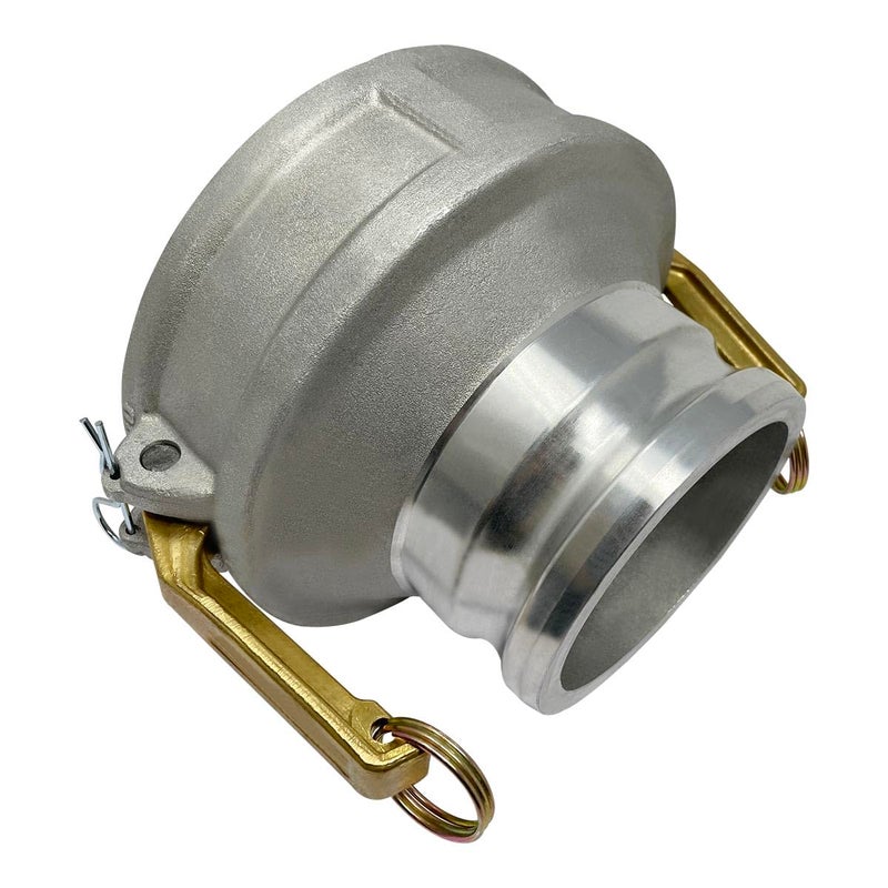 Gloxco Aluminum Type DA Cam and Groove Hose Fitting, Reducer, 6" Female Camlock x 4" Male Camlock (CAM-6040-DA-AL) - Image 4