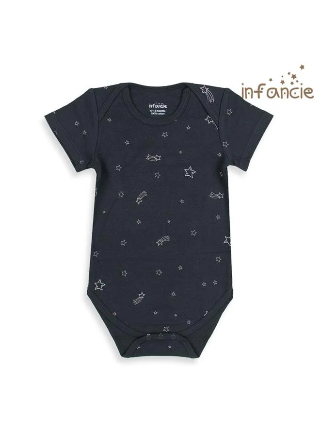 Luna & Lily Pack of 2 - Graphic Print Short Sleeve Bodysuit