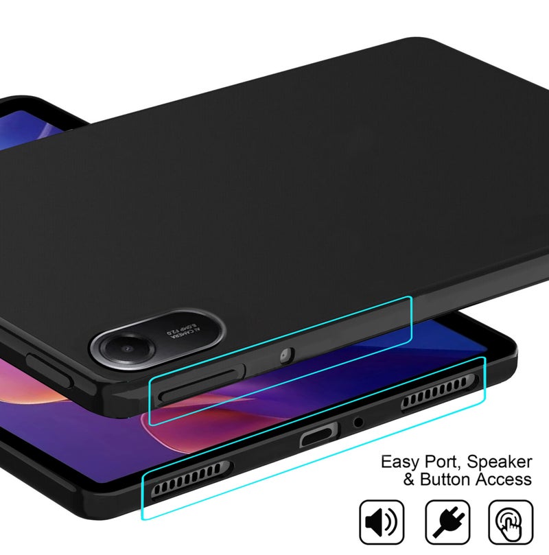 TGK غطاء خلفي TGK لجهاز Xiaomi Redmi Pad 2 بحجم 11 بوصة (أسود) - Image 4