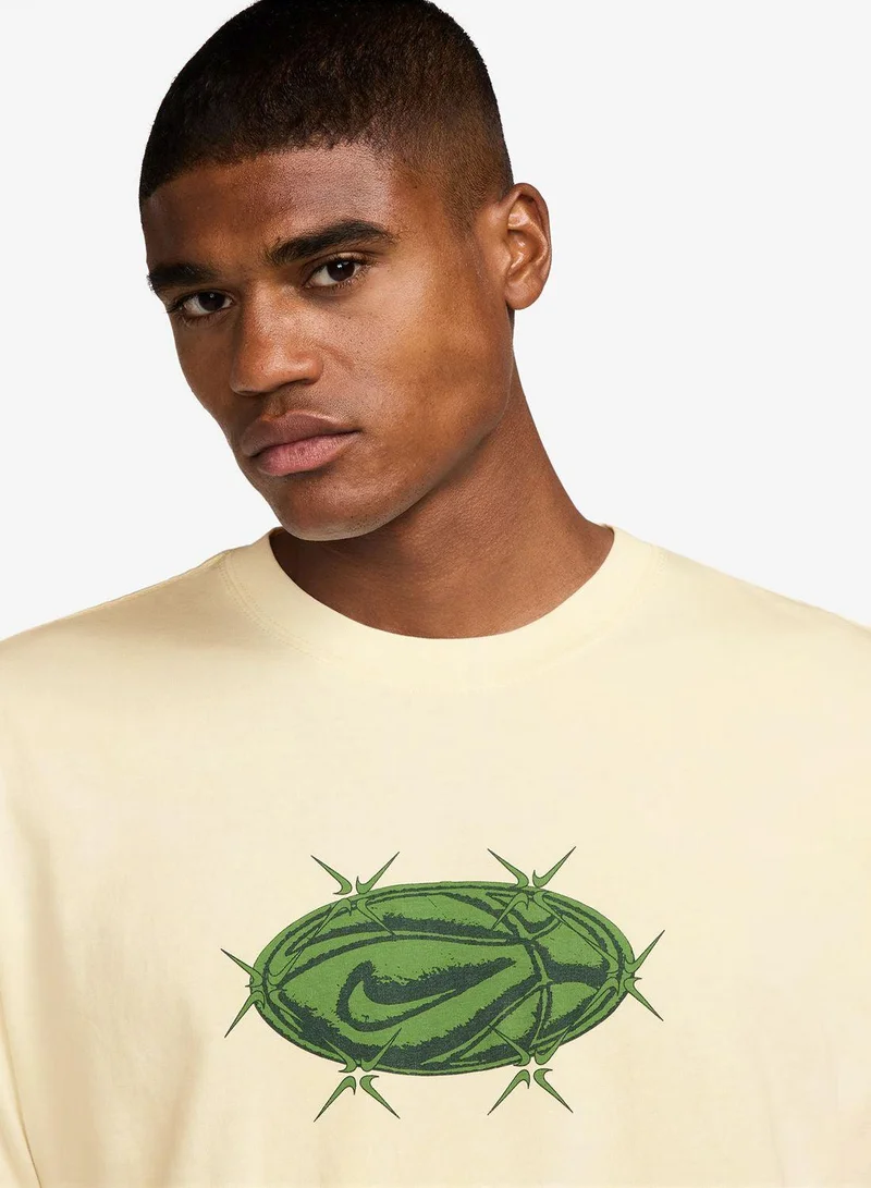 Nike Beige Men's Sportswear Max90 T-Shirt for Men | Best Price UAE