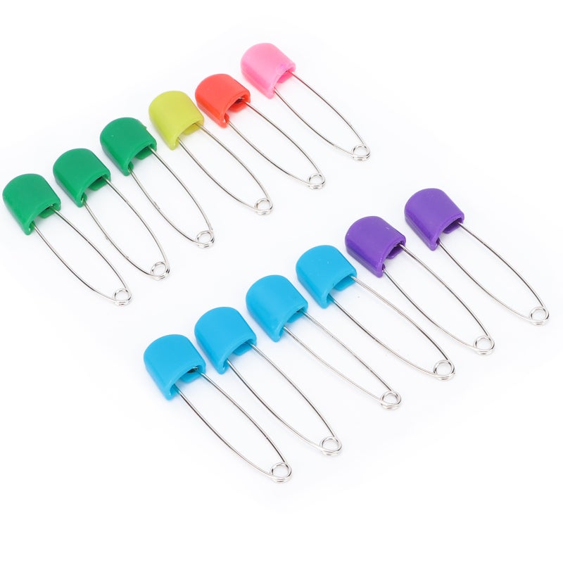 Diaper Pins Stainless Steel Safety Locking Pins - Rust Resistant Baby Diaper Accessories for Baby Adult Cloth Diapers Laundry Jewelry Making Handcrafts - Image 4