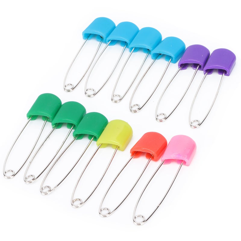 Diaper Pins Stainless Steel Safety Locking Pins - Rust Resistant Baby Diaper Accessories for Baby Adult Cloth Diapers Laundry Jewelry Making Handcrafts - Image 3