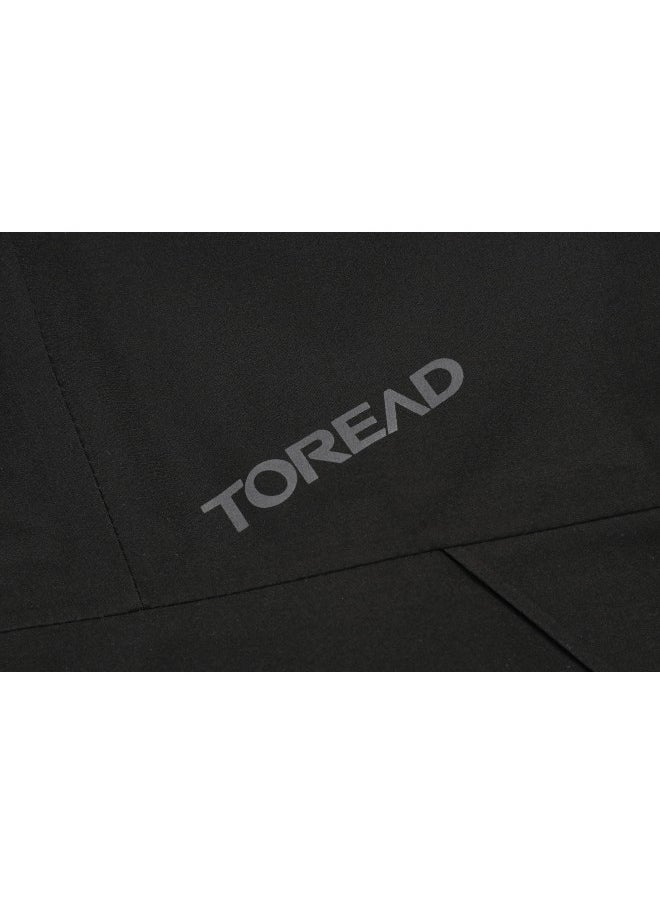 TOREAD TABBBN81701 3L Lightweight Outdoor Jacket - Men's Spring/Summer Windproof Black  - Image 4