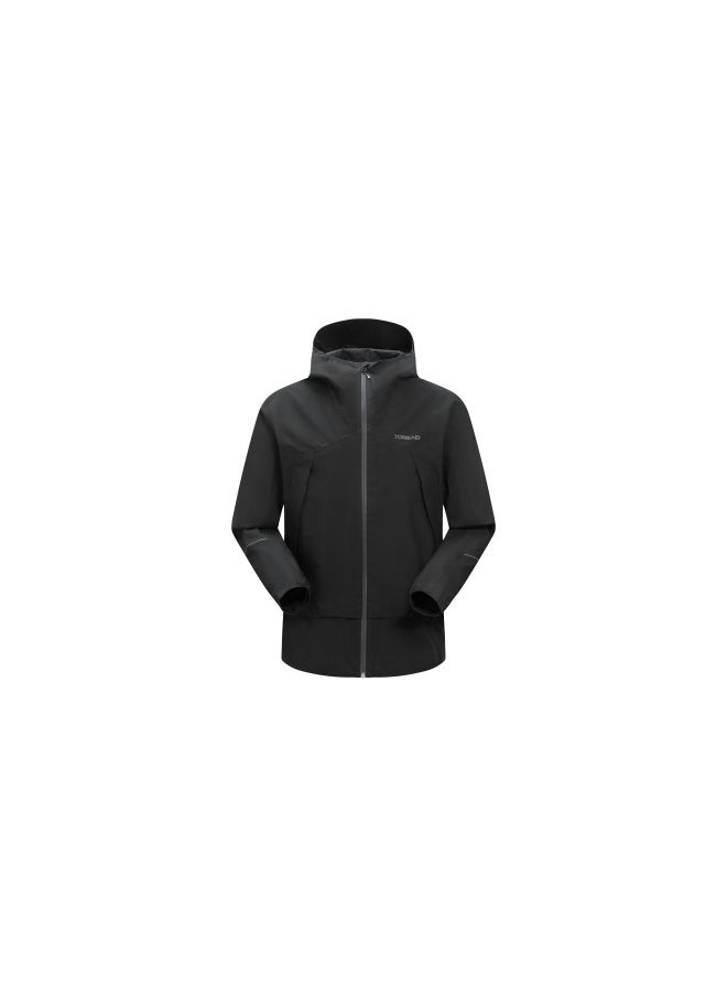 TOREAD TABBBN81701 3L Lightweight Outdoor Jacket - Men's Spring/Summer Windproof Black  - Image 1