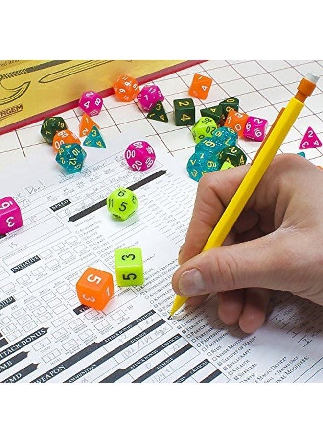 Wiz Dice - Series Iii Polyhedral Dice Set For Tabletop Rpg Adventure Games With A Dice Box Dnd Dice Set Suitable For Dungeons And Dragons Mtg And Dice Games Alike Skystone 7 Ct - Image 1