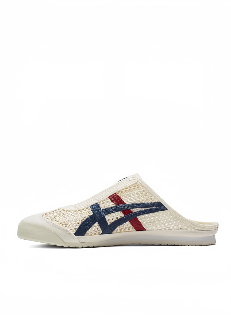 أونيتسوكا تايجر Sabot Slip-On Athlesiure Sandals بيج / أحمر / أزرق للرجال / النساء / الطلاب - Image 1