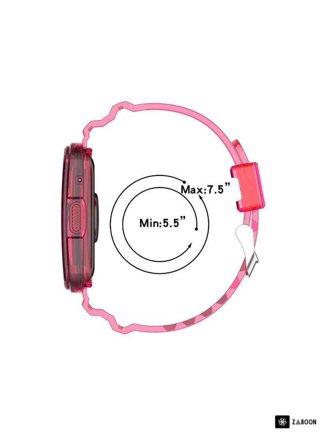 Zaboon Huawei Watch Fit 2 Integrated Transparent Silicone Watch Band - Image 5