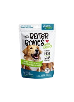 Zeus Better Bones Twists Dog Treats, Peanut Butter ChickenWrapped Twists 10 Pack  Rawhide Free Healthy Dog Treats  - Image 1