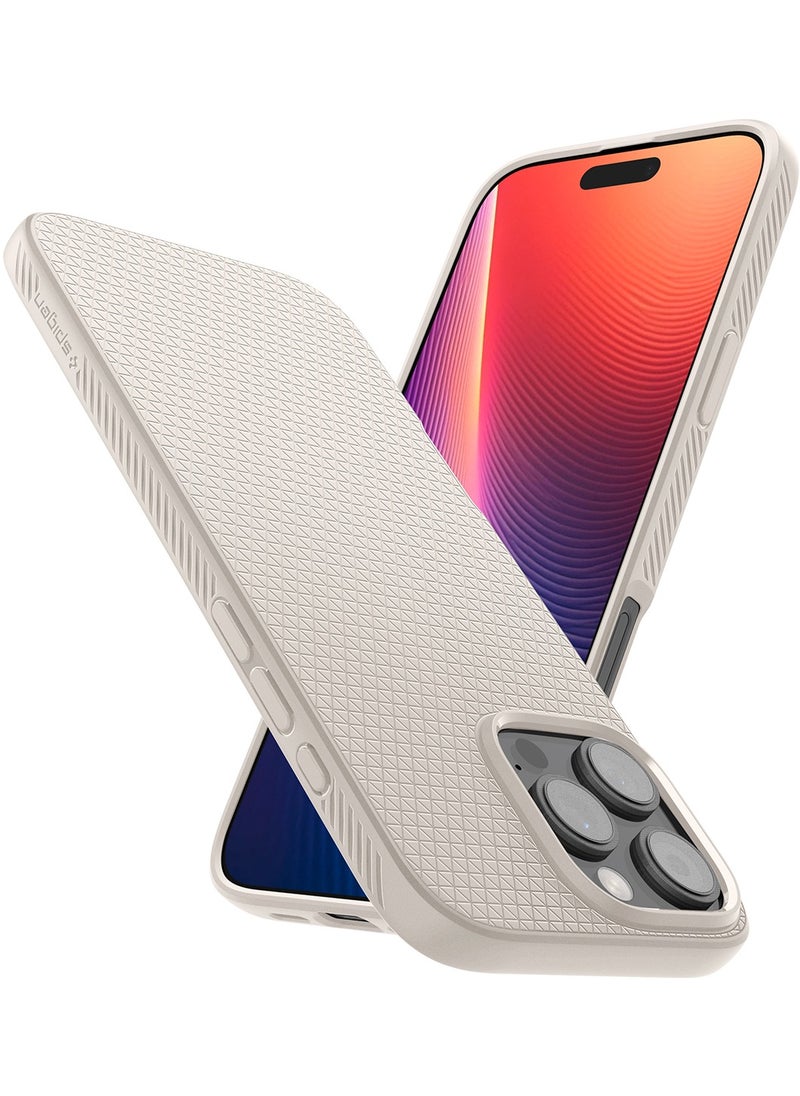 Spigen - Liquid Air for iPhone 16 Pro Max Case Cover (2024) - Natural Titanium - Image 1