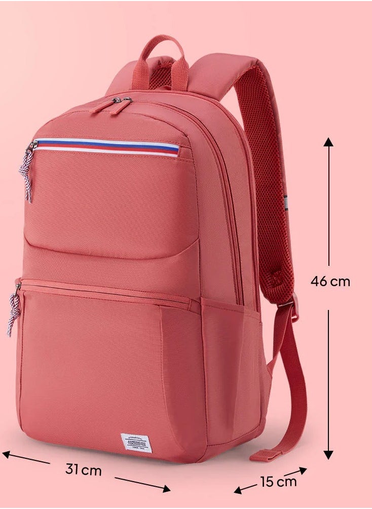 AMERICAN TOURISTER American Tourister Braydon Laptop Backpack 22L - Coral - 1 Year Global Warranty  - Image 2