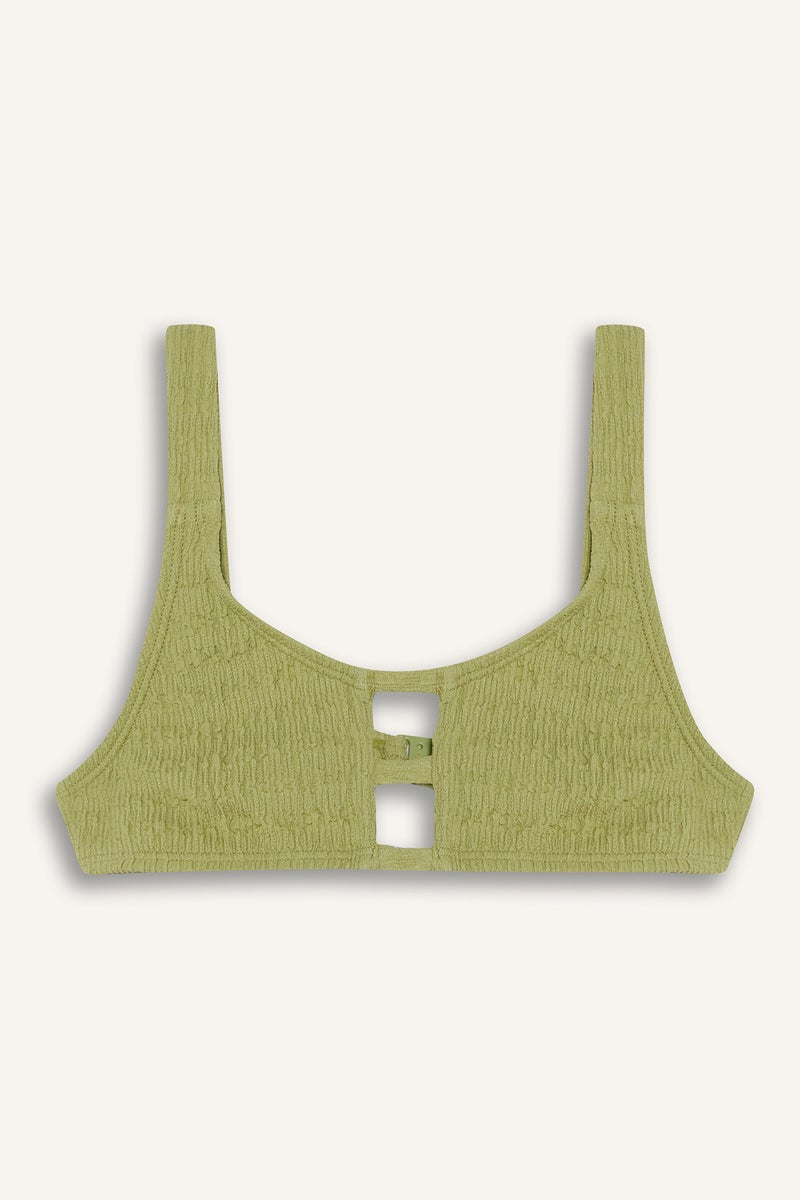 ديفاكتو طقم بكيني بناتي أخضر - قطعتين - Image 2