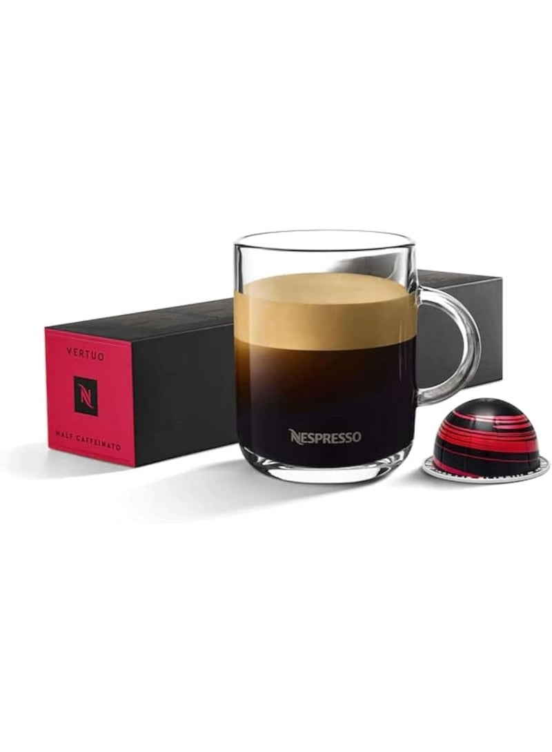 Nespresso Vertuo Capsules - Half Caffeinato - 10 Capsules