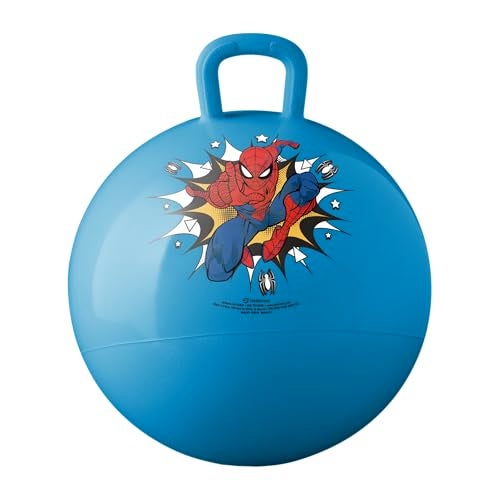 Hedstrom Marvel Spiderman 15 Inch Hopper Ball Jumping Ball for Kids Blue 5597065 - Image 1