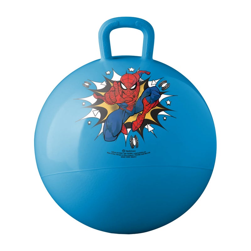Hedstrom Marvel Spiderman 15 Inch Hopper Ball Jumping Ball for Kids Blue 5597065 - Image 3