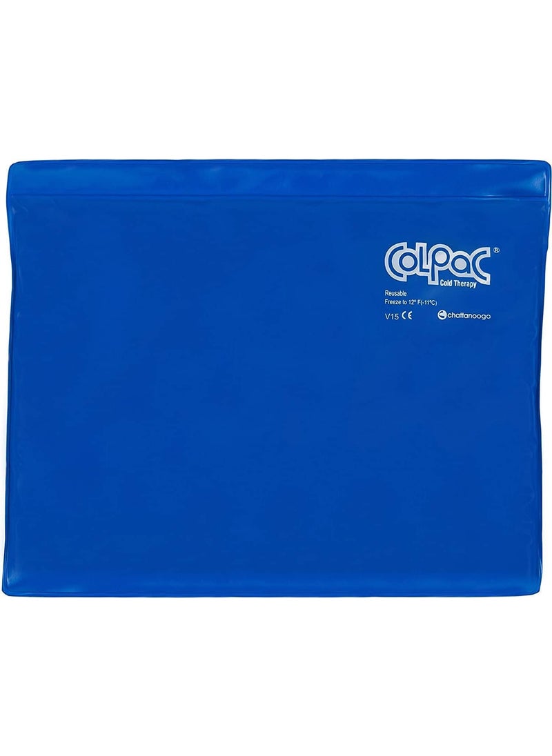 Chattanooga Chattanooga ColPac Reusable Gel Ice Pack Cold Therapy  Blue Vinyl  Standard  11 in x 14 in  3 Pack  Value Bundle  - Image 1