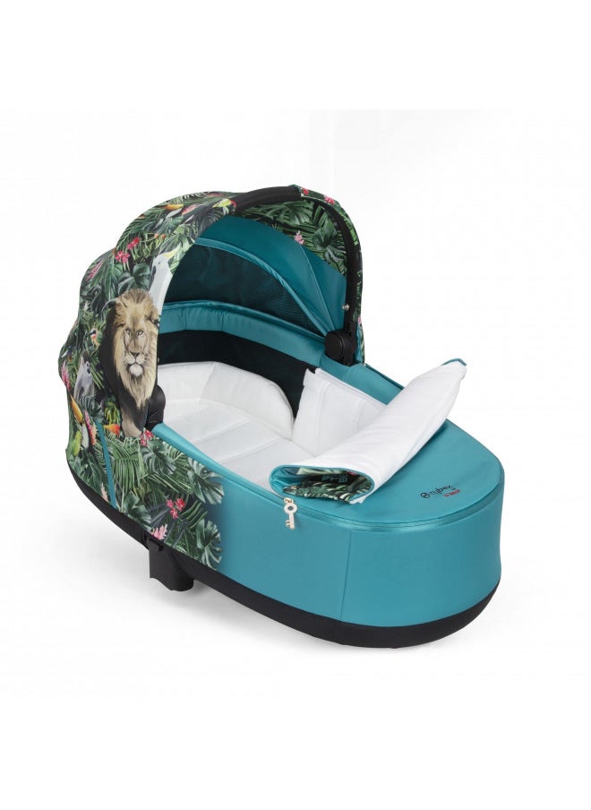 cybex We The Best By Dj Khaled Priam Lux Carry Cot, Portable Travel Bassinet With Xxl Sun Canopy  - Image 4