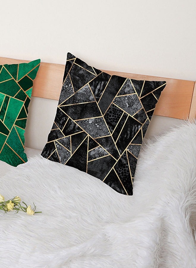 1 Piece Printed Cushion Cover Cotton Blend Multicolour 45x45cm Soft Decorative Square Throw Pillow Cover, Pillowcase, Home Decor Decorations for Sofa Couch Bed Chair - Image 3