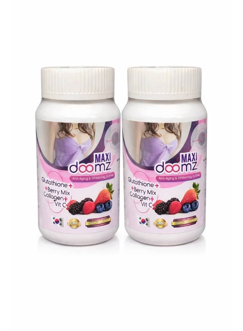 جي بي ماكسي دومز جلوتا 30 كبسولة من قطعتين - Image 1