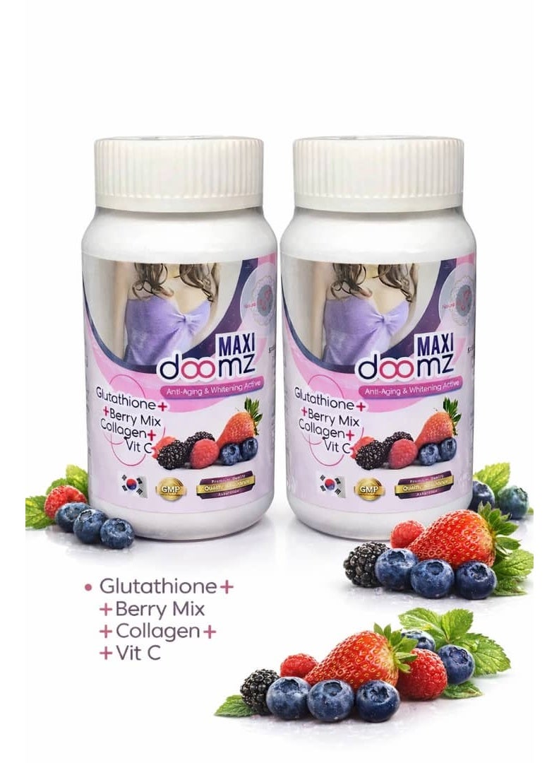 جي بي ماكسي دومز جلوتا 30 كبسولة من قطعتين - Image 3