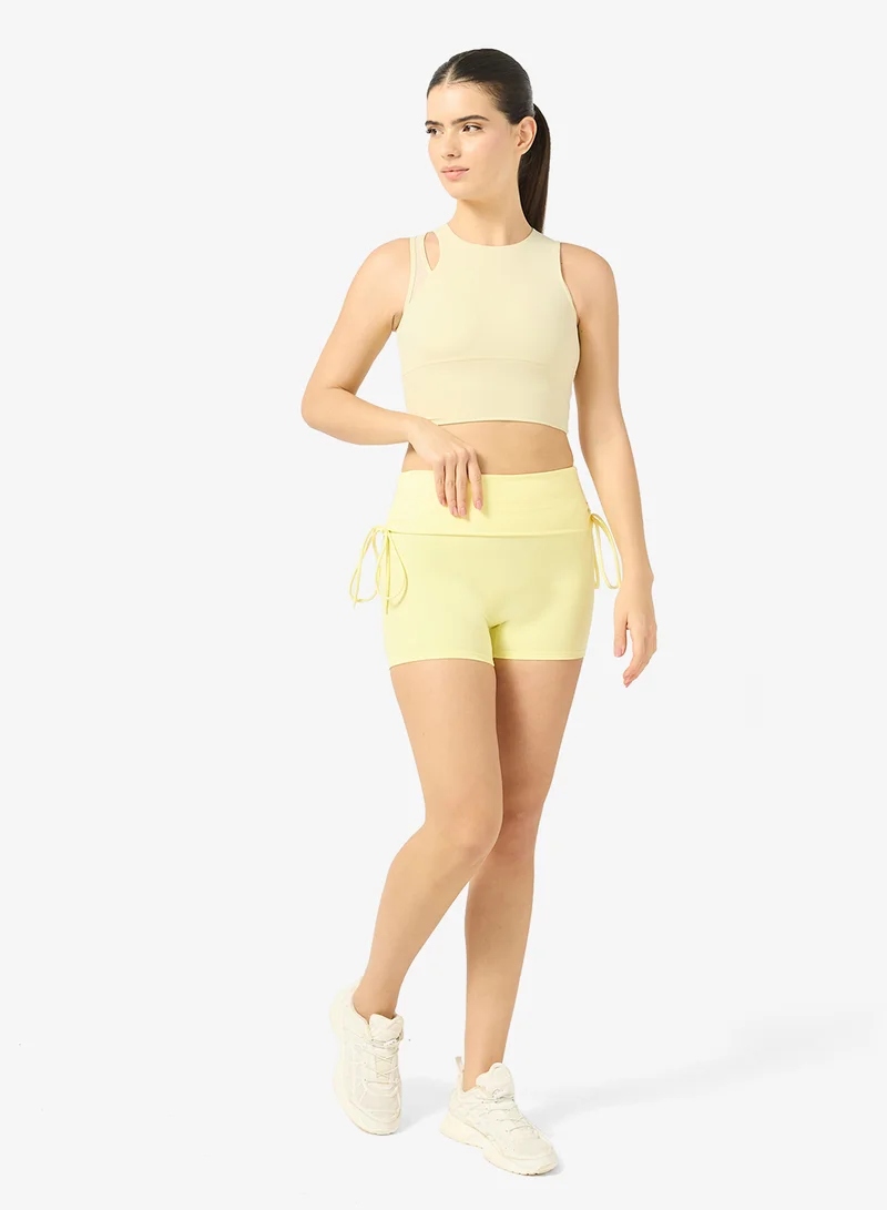 FRWD  Ruched Waist Seamless Shorts for Women | Best Price UAE