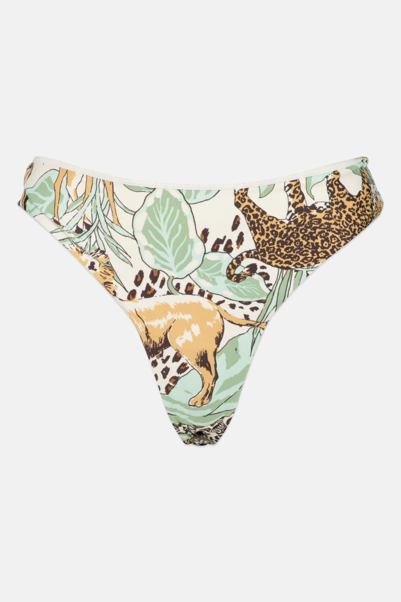 Aerie Women Allover Print Pull On Thong, Multicolor  - Image 2