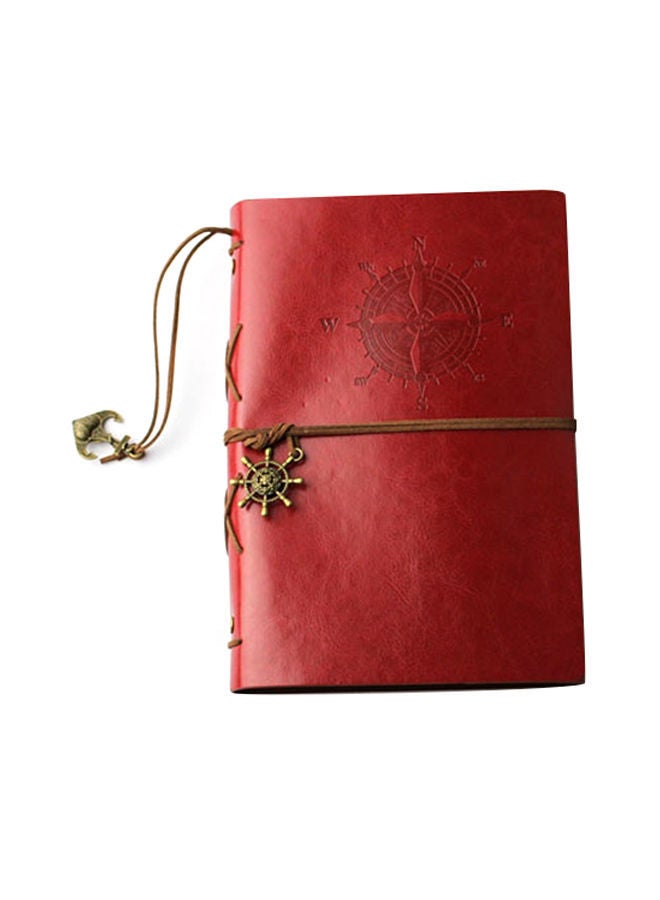 NIBEMINENT 2-Piece Spiral Notebook Set Red