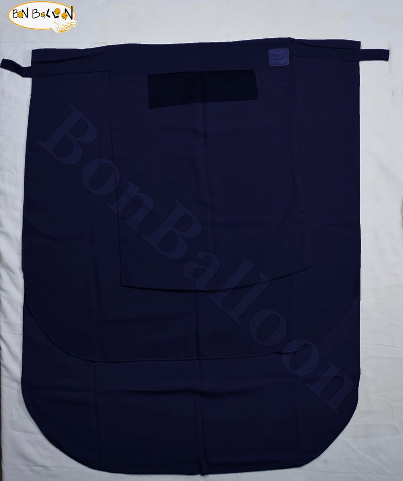 bonballoon Dark Blue XL Long Saudi Layered Niqab Niqabs Nikab Naqaab 3 Layers Burqa Hijab Face Cover Veil Islam Islamic Dress Clothing for Muslim Womens Abaya Jilbab Dress - Image 2