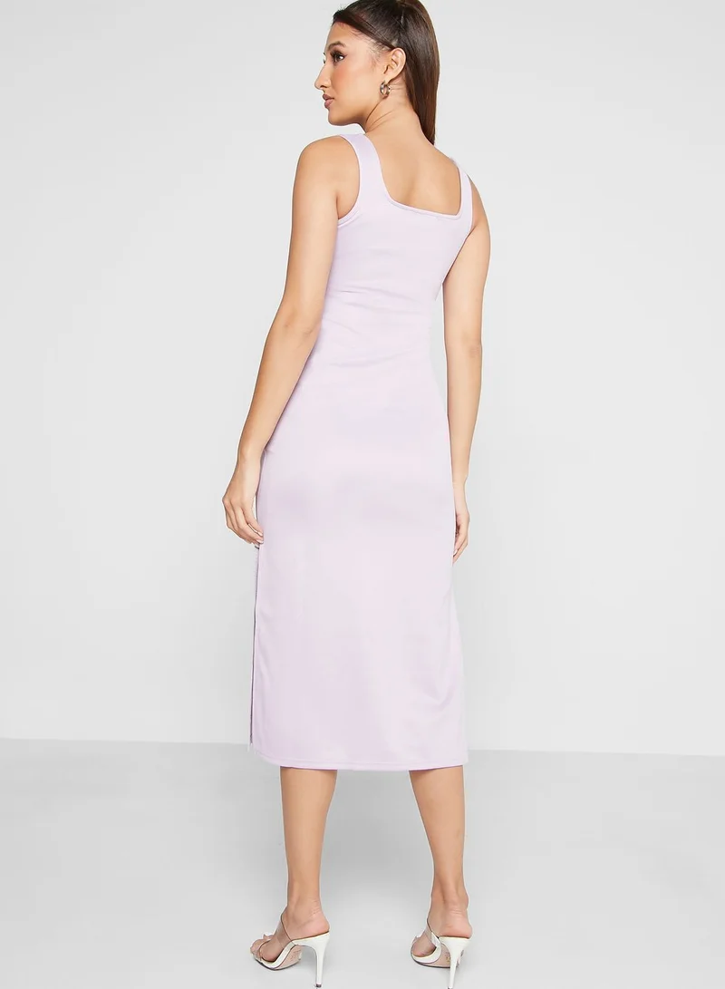 Ginger Square Neck Knit Dress
