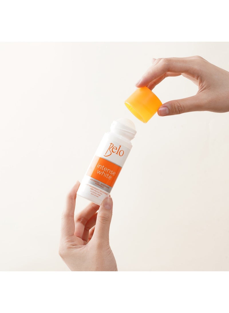 Belo Essentials Intense White Advanced Whitening Deodorant Anti Perspirant Deo Roll On 40 ML - Image 3