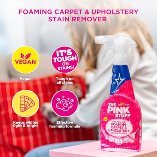 THE PINK STUFF Stardrops The Pink Stuff The Miracle Foaming Carpet Upholstery Stain Remover - Image 3