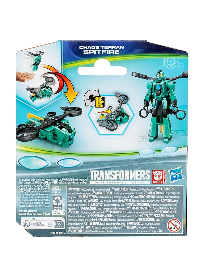 TRANSFORMERS Tra Earthspark 1 Step Flip Spitfire - Image 5