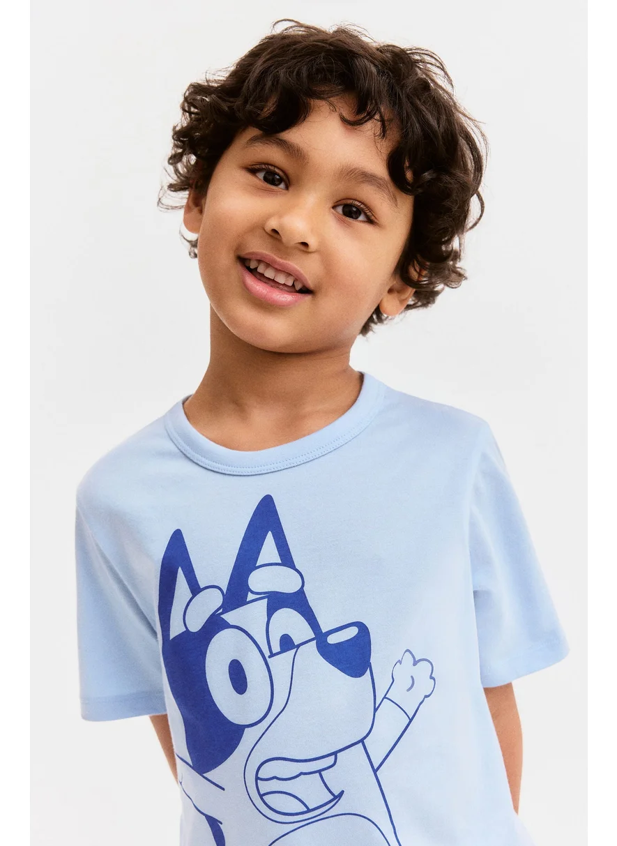 اتش اند ام Printed Cotton T-Shirt