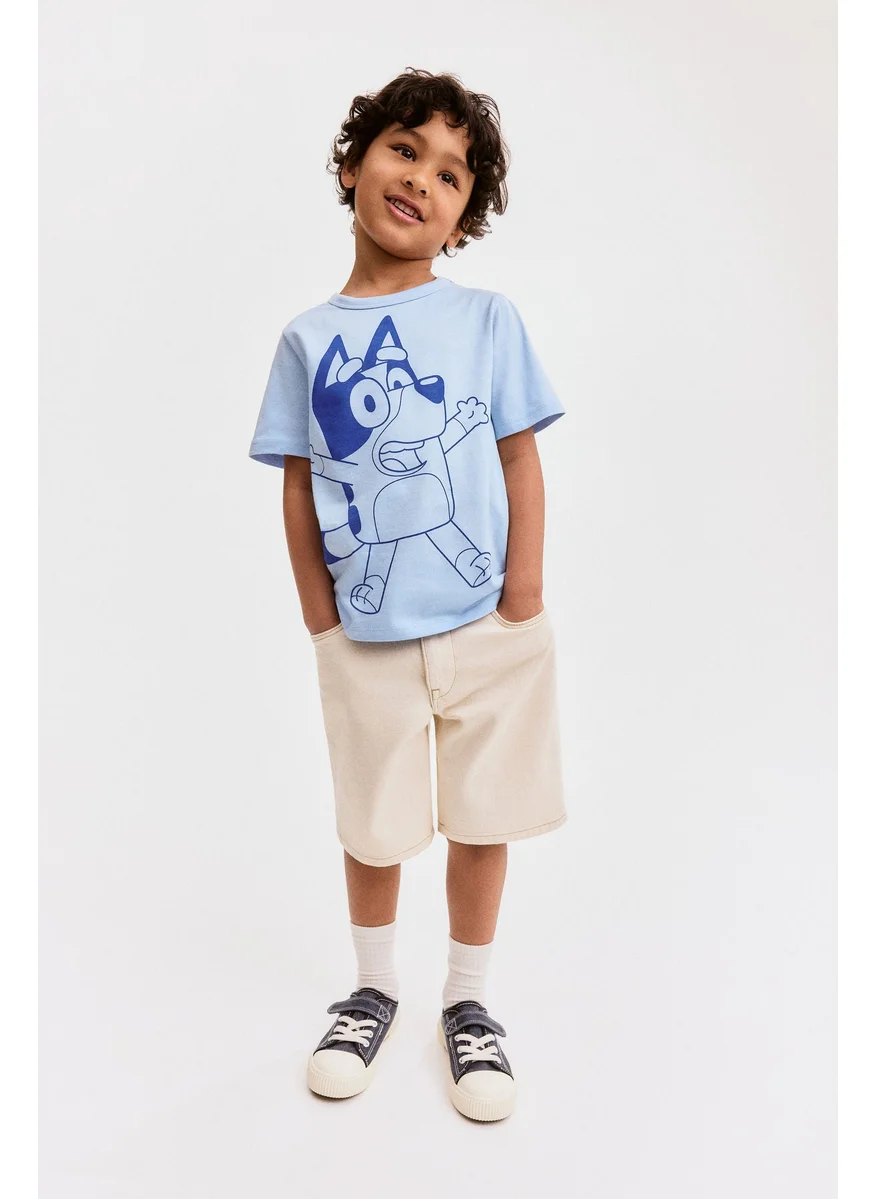اتش اند ام Printed Cotton T-Shirt
