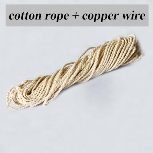 MDDEYEMEFO Oil Lighter Wick Copper & Cotton Material Kerosene Petrol Lighter Accessories-33 Feet - Image 5