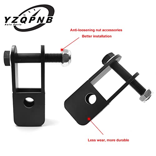 YZQPNB1-3 inch Leveling Lift Kit with Shock Extender Brackets Compatible with 1999-2007 Chevrolet Silverado 1500 Tahoe Avalanche & GMC Sierra Yukon 4WD Torsion Bars Keys - Image 5