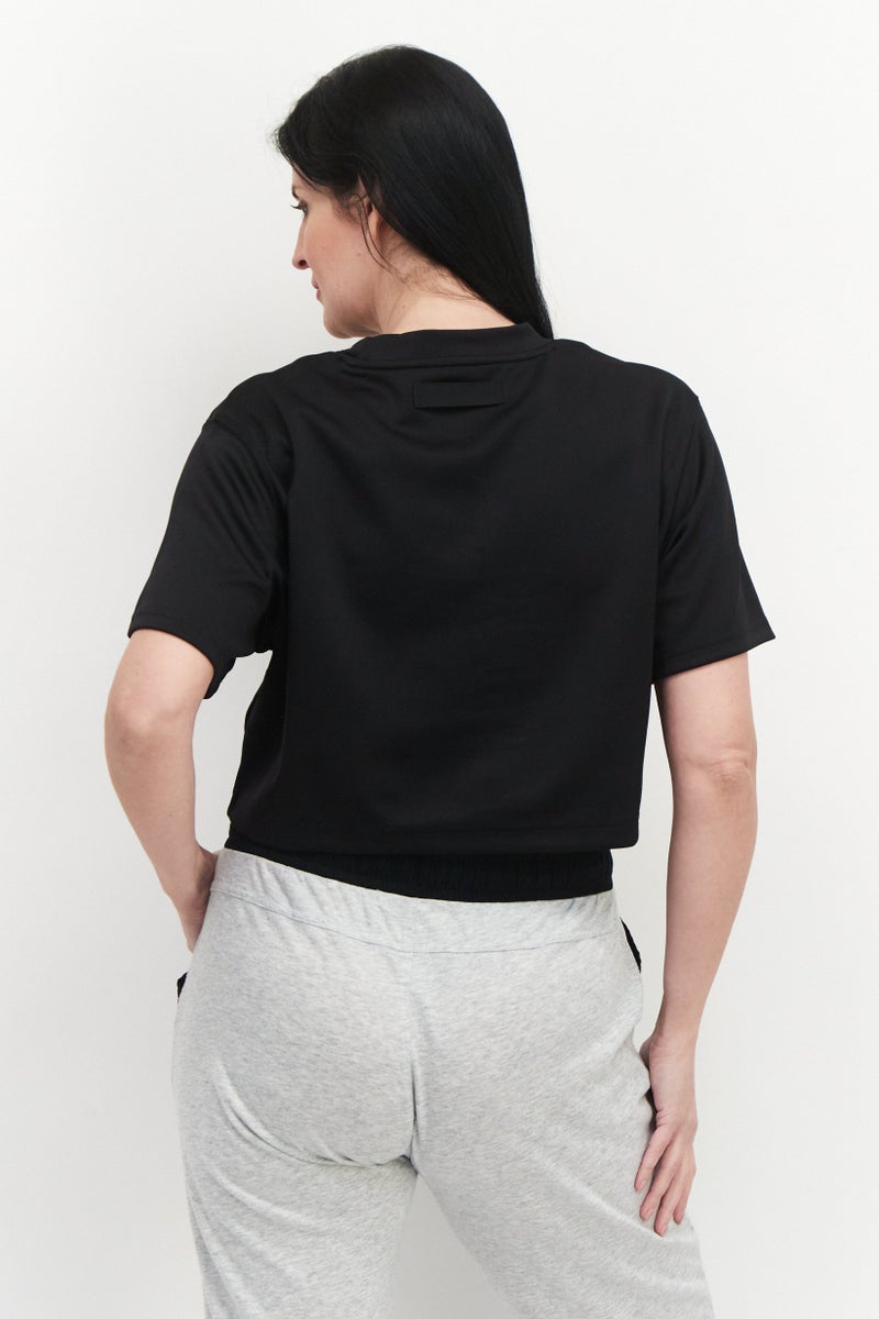 Adidas Adidas x Parley Women Sportswear Fit Short Sleeve Training Top, Black  - Image 4
