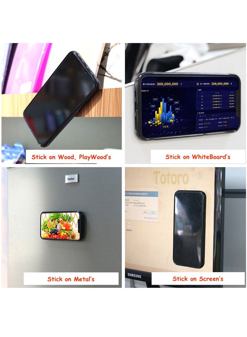 زشيكو غطاء جراب iPhone 14 Plus ، مقاس 6.7 بوصة ، جراب لاصق بتقنية النانو ، مضاد للجاذبية ، غطاء الخصوصية. اللون الأسود - Image 5