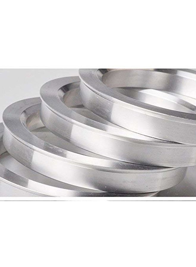 ZHTEAPR 4pc Wheel Hub Centric Rings 106 to 78.1 - OD=106mm ID=78.1mm - Aluminium Alloy Wheel Hubrings for Most Chevy GMC - Image 5