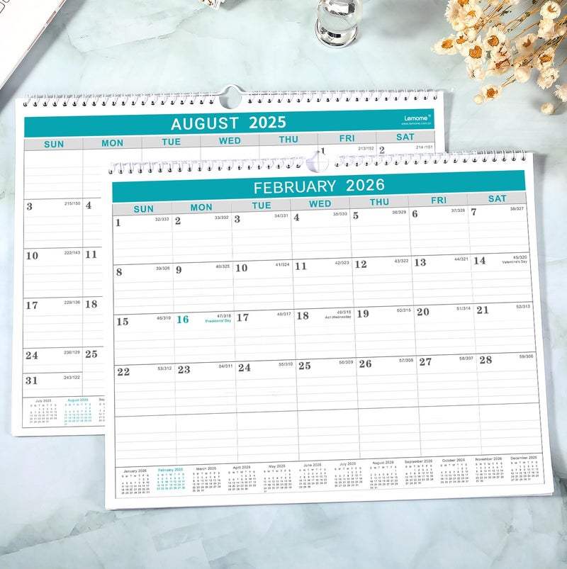 Lemome Calendar 2025-2026, 16 Months Wall Calendar 2025 from March 2025 to June 2026,11.5" x 14.6", 2025-2026 Calendar with Julian Date - Image 5