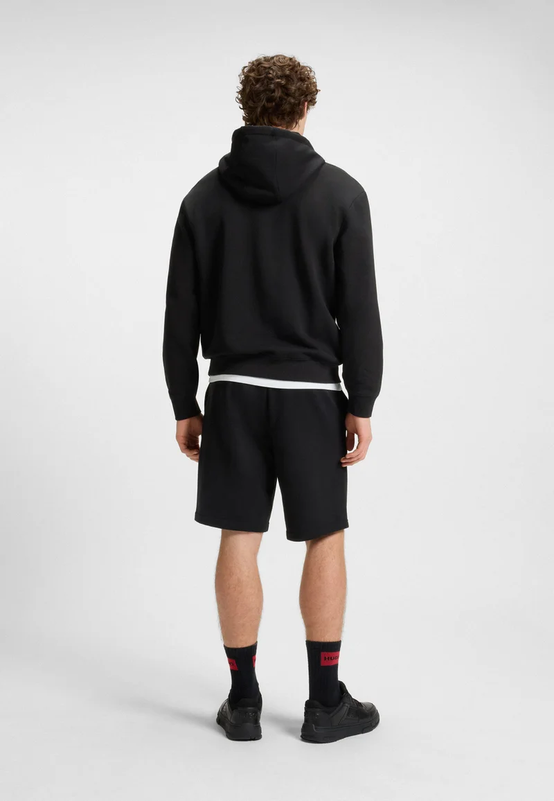 HUGO Cotton-terry shorts with logo print