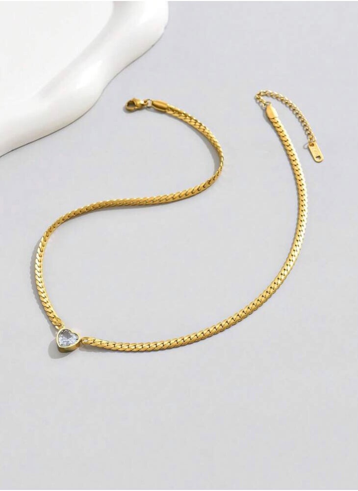 NEW STYLE - Stylish & Elegant Choker Necklace For Women Made Of Stainless Steel - Image 1