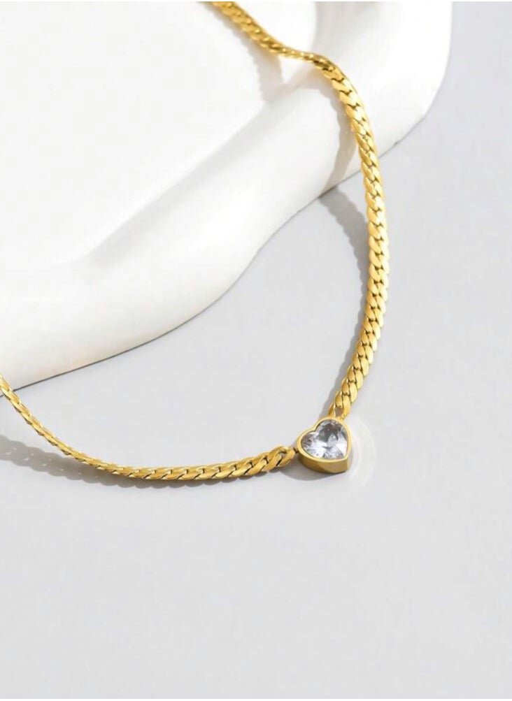 NEW STYLE - Stylish & Elegant Choker Necklace For Women Made Of Stainless Steel - Image 1