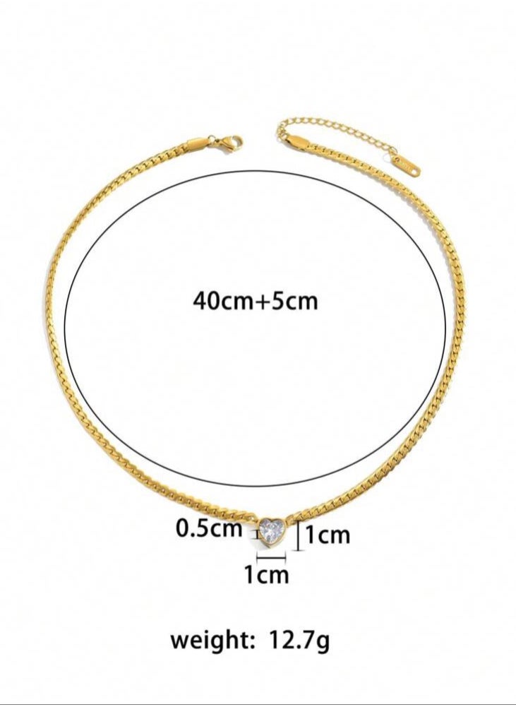 NEW STYLE - Stylish & Elegant Choker Necklace For Women Made Of Stainless Steel - Image 1
